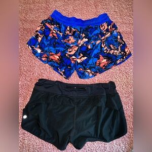 Women’s Lululemon Shorts (2 Pairs)